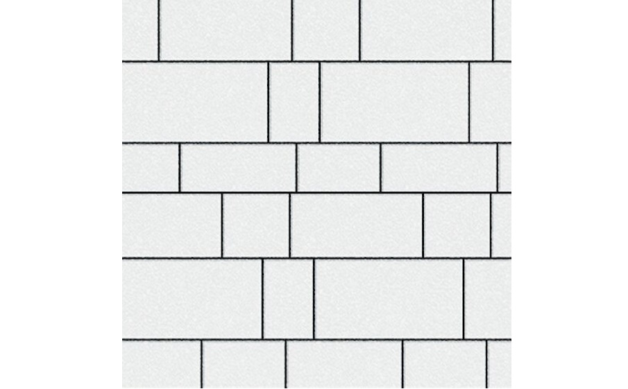 Плитка тротуарная SteinRus Инсбрук Тироль Б.4.Псм.6, Native, белый, толщина 60 мм