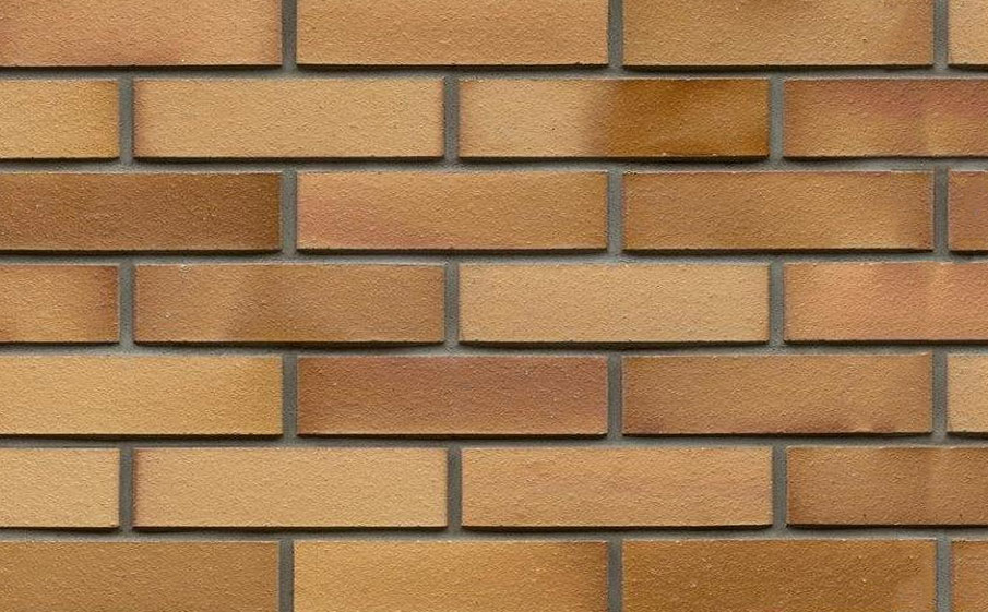 Кирпич клинкерный Westerwaelder Klinker Nr 06EG Hellbraun-bunt Edelglanz, 290*60*71 мм