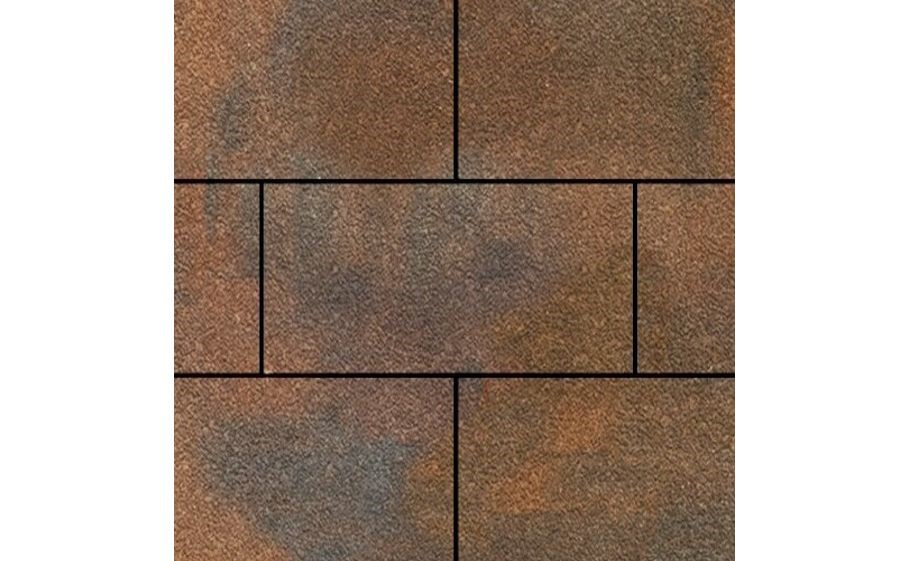 Плитка тротуарная SteinRus, Парк Плейс Б.3.П.8, Native, ColorMix Штайнрус, 600*300*80 мм
