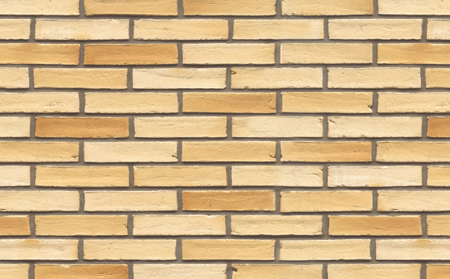 Кирпич клинкерный Muhr 35 EG Creme nuanciert Edelglanz Wasserstrich, 240*52*52 мм
