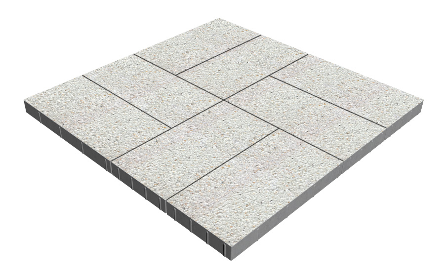 Плитка тротуарная SteinRus Парк Плейс Б.3.П.6, Backwash, Доломит, 600*300*60 мм