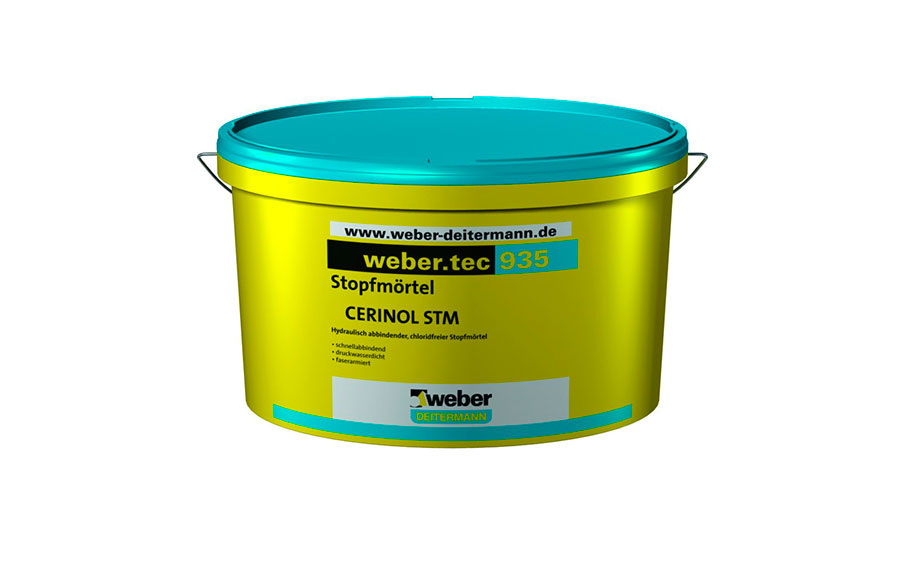 Раствор для остановки течей weber.tec 935, 10 кг