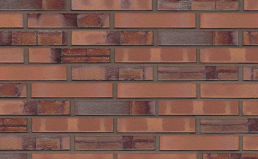 Кирпич клинкерный Westerwaelder Klinker Nr 13 Rotbraun nuanciert Fuss. Bes., 290*90*52 мм