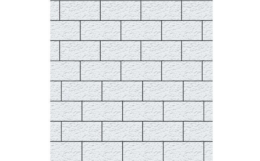 Плитка тротуарная SteinRus Прямоугольник А.6.П.4, Old-age, белый, 200*100*40 мм