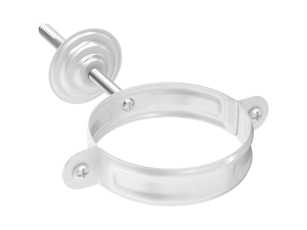 Хомут с комплектом крепления Aquasystem PE dRain RR 20 D 90 мм