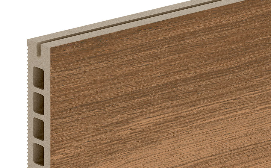 Керамогранитная плита для НВФ ExaTech Wood SAPELLY, 800*600*20 мм