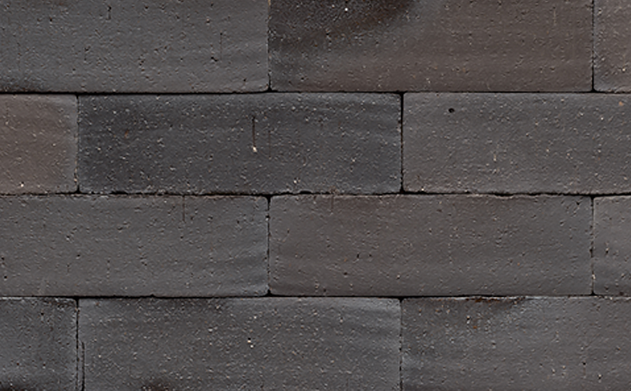Клинкерная брусчатка Westerwaelder Klinker PK815 Schwarz-bunt Edelglanz, 200*100*52 мм