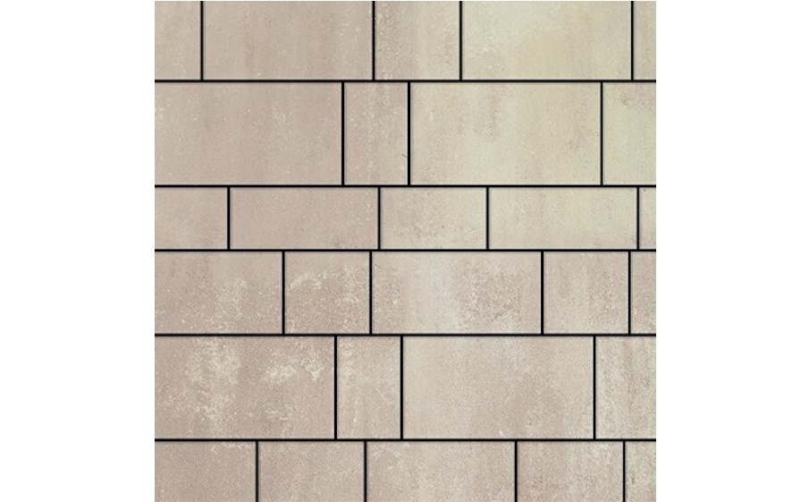 Плитка тротуарная SteinRus Инсбрук Тироль Б.4.Псм.6 гладкая, Colormix Оливин, толщина 60 мм