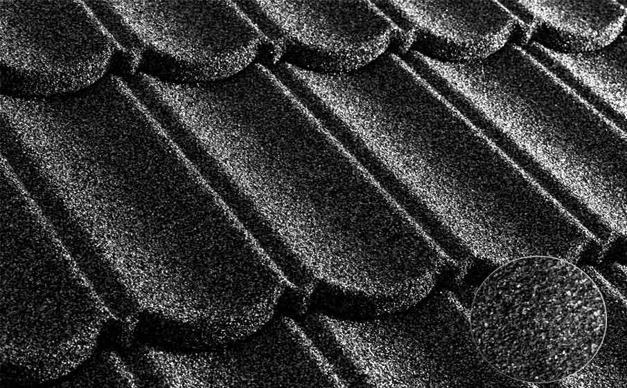 Композитная черепица рядовая Metrotile Bond Slate grey
