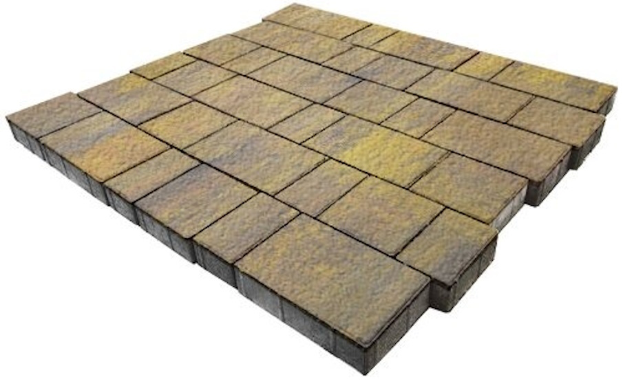 Плитка тротуарная SteinRus Новый город Б.7.Фсм.6, Old-age, ColorMix Бромо, толщина 60 мм