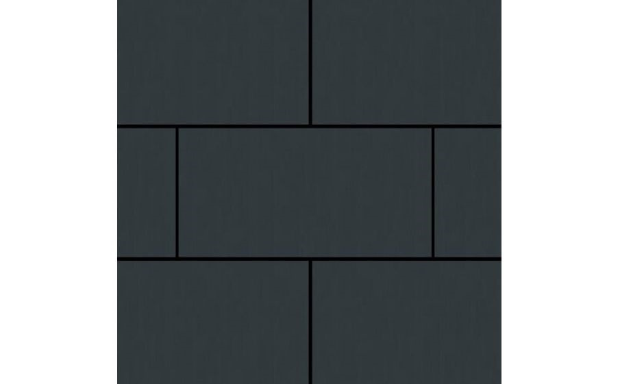 Плитка тротуарная SteinRus Парк Плейс Б.3.П.8, гладкая, графит, 600*300*80 мм