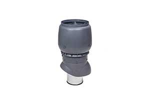 Изолированный вентиляционный выход Vilpe® XL - 200/ИЗ/500 серый + колпак