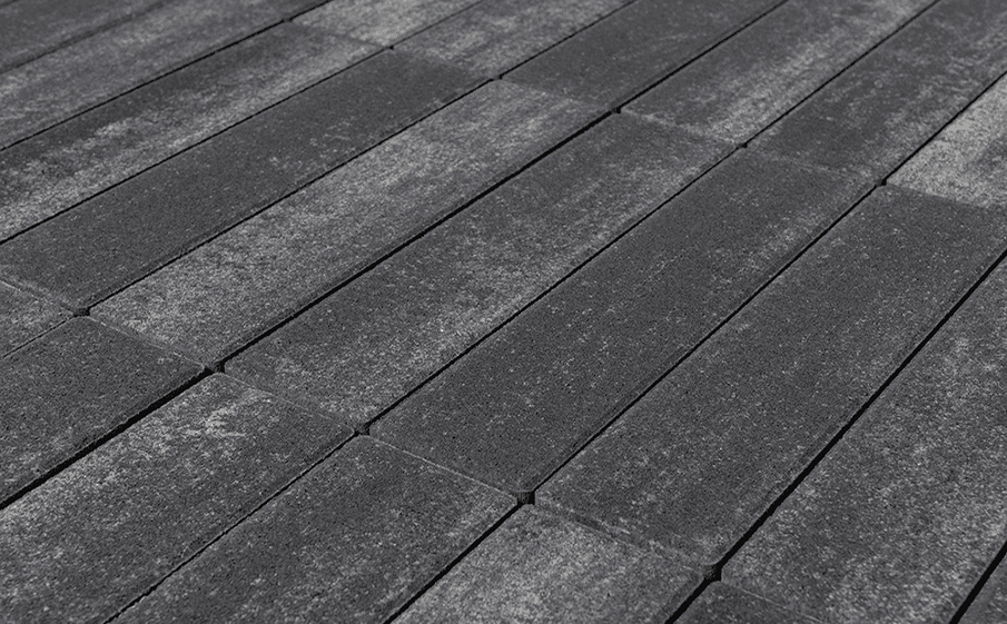 Плитка тротуарная BRAER Ригель Color Mix Ночь, 320*80*60 мм