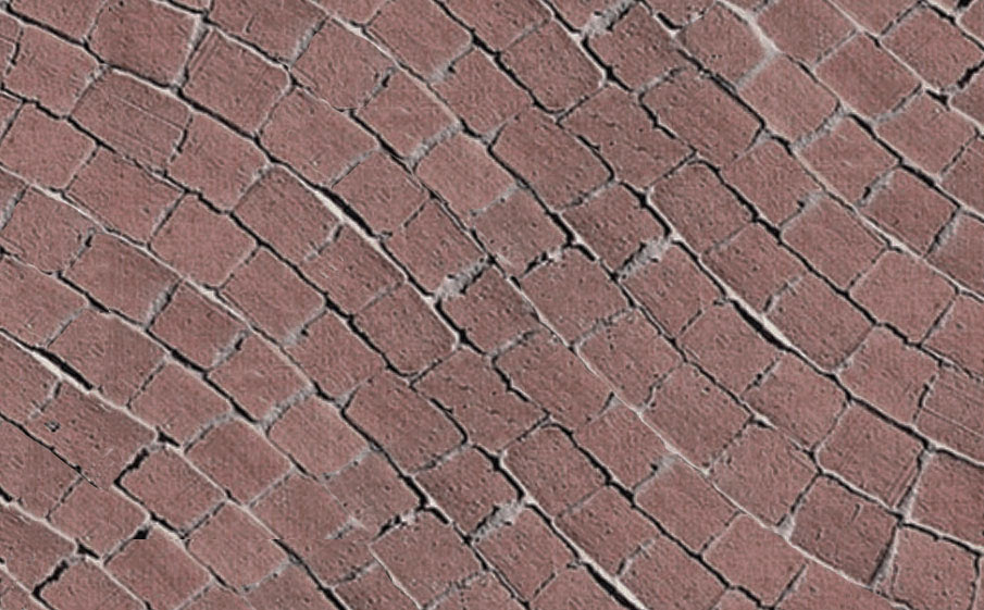 Клинкерная брусчатка Westerwaelder Klinker Nr 33 Schwarz-braun Mosaik, 61*59*65 мм