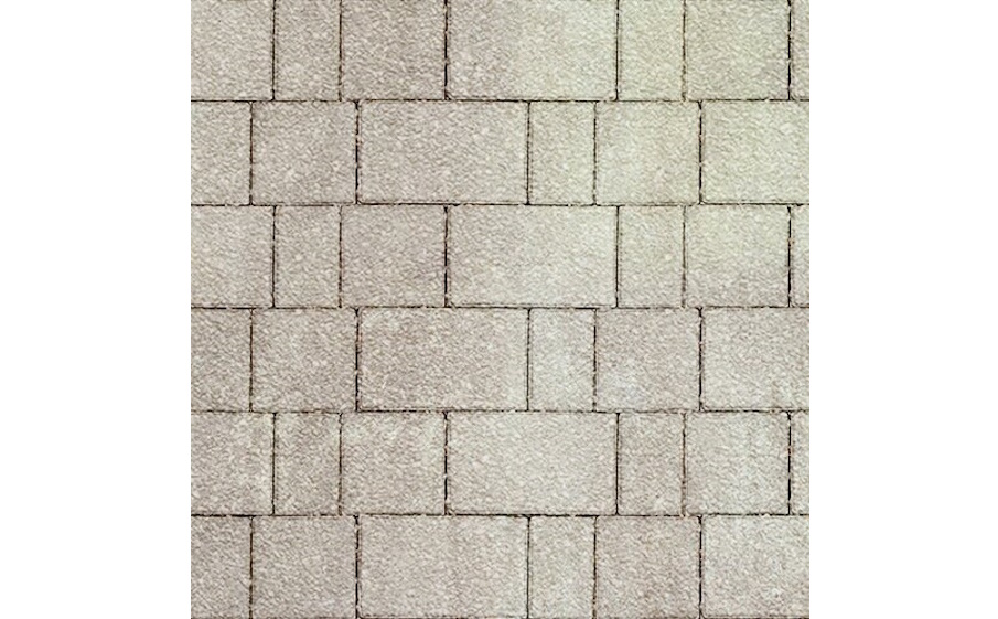 Плитка тротуарная SteinRus New City Street В.8.Псм.8 Native, ColorMix Оливин, толщина 80 мм