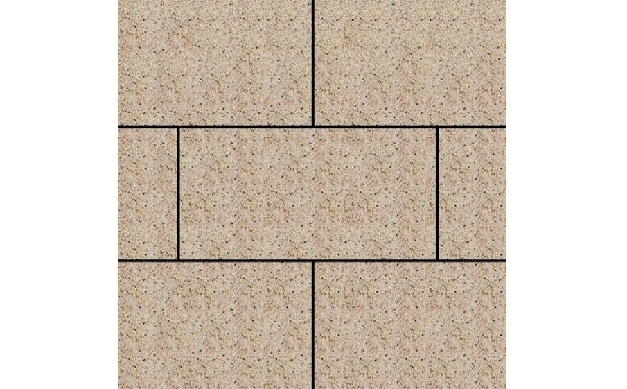 Плитка тротуарная SteinRus, Парк Плейс Б.3.П.6, Backwash, Грейзен, 600*300*60 мм