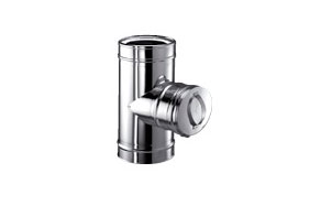 Тройник с прочисткой Schiedel ICS 25 T200 PI короткий, D 200/250 мм