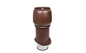 Изолированный вентиляционный выход Vilpe® XL - 250/ИЗ/700 коричневый + колпак