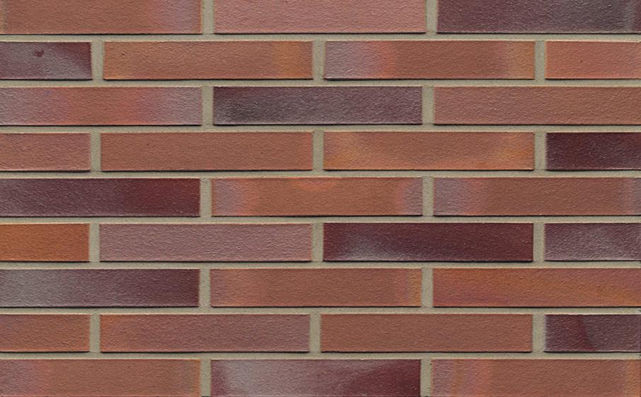 Кирпич клинкерный Westerwaelder Klinker Nr 14 Rotblau-bunt, 290*90*52 мм