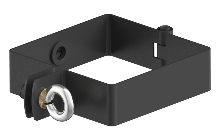 Хомут для трубы Galeco для системы STAL 2 D 125/80*80 мм, RAL 7015