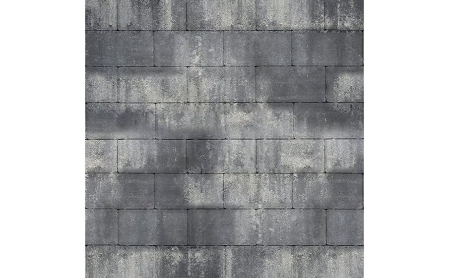Плитка тротуарная SteinRus Прямоугольник А.6.П.4 гладкая, ColorMix Актау, 200*100*40 мм