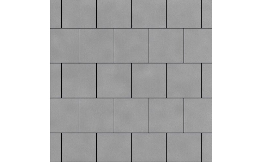 Плитка тротуарная SteinRus Виго В.3.К.8 гладкая, серый, 200*200*80 мм
