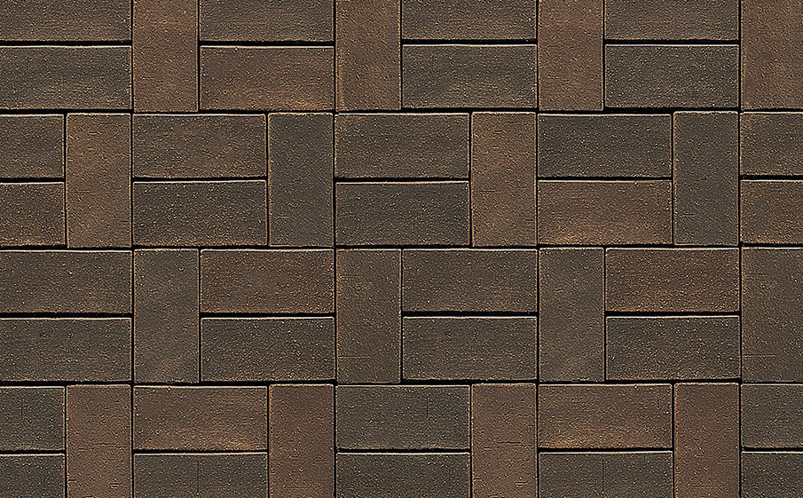 Клинкерная брусчатка Westerwaelder Klinker PK833 Braun, 200*100*40 мм