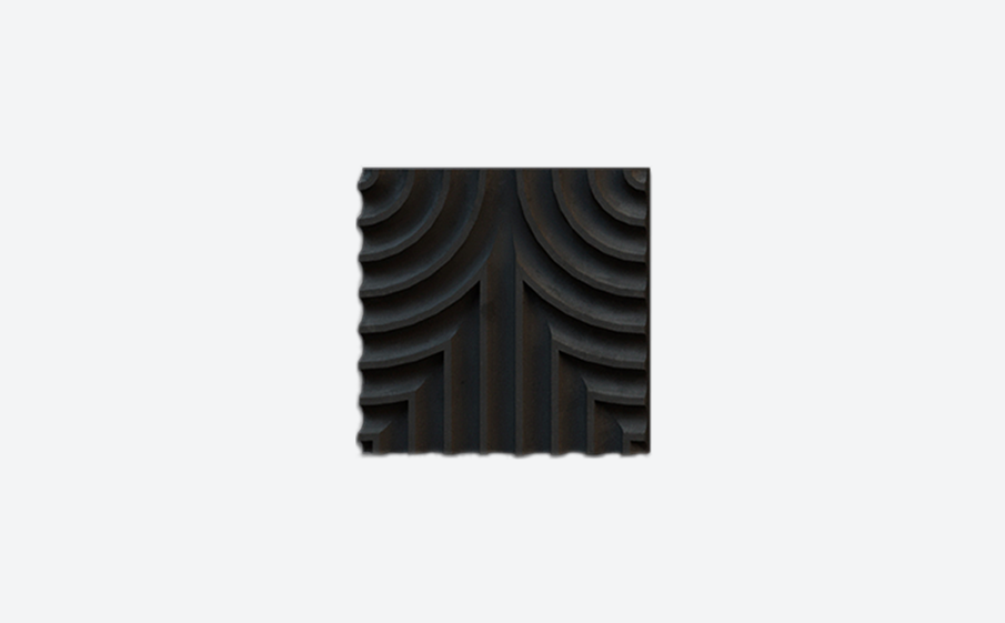 3D-плитка ARCHITECTILES Asperitas, № 5 Cinco, черный, 120*120*15 мм
