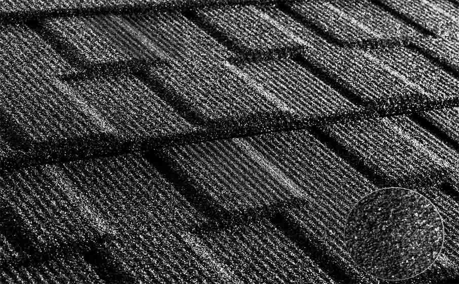 Композитная черепица рядовая Metrotile Viksen Slate grey
