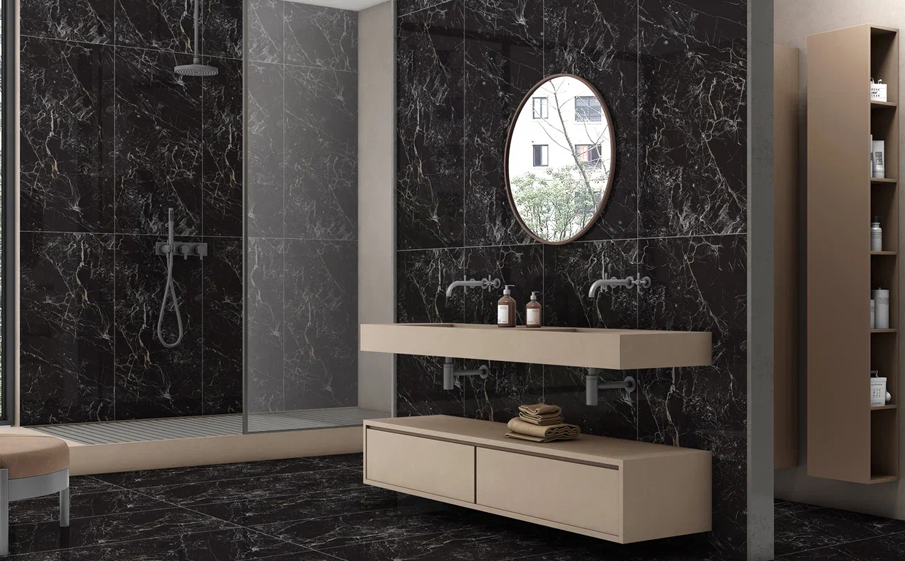 Керамогранит Eternal matt Black Lava, 1200*600*9 мм