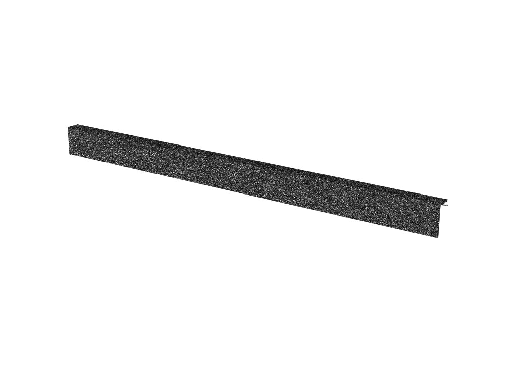 Торцевая планка CM (CM Roof) Черный (Black), 1355 мм