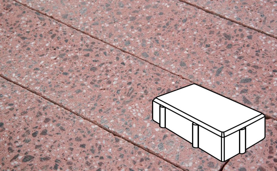 Плитка тротуарная Готика, Granite FINO, Брусчатка В.2.П.8, Ладожский, 200*100*80 мм