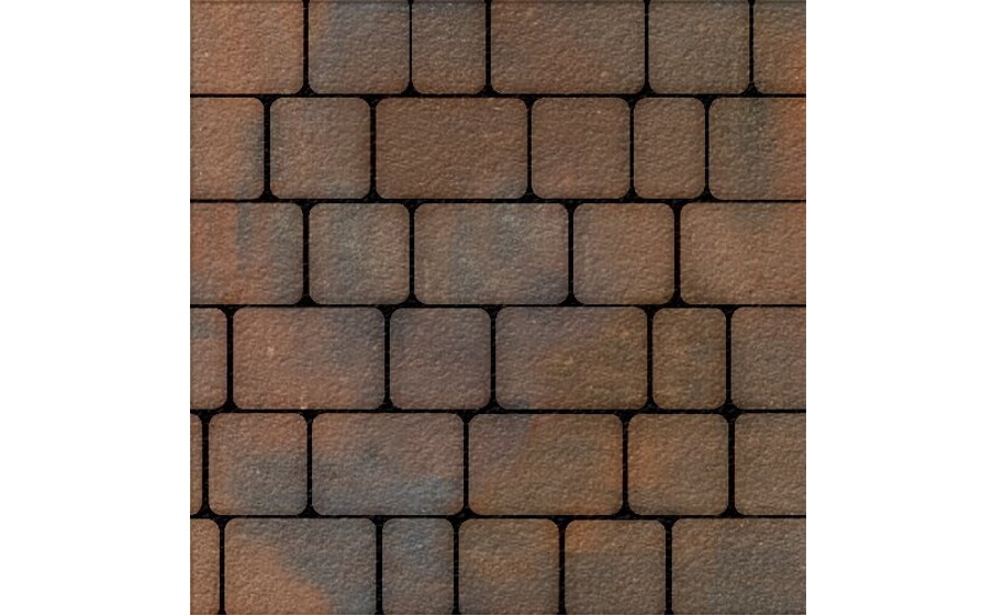 Плитка тротуарная SteinRus Инсбрук Альт Б.1.Фсм.6, Old-age, ColorMix Штайнрус, толщина 60 мм