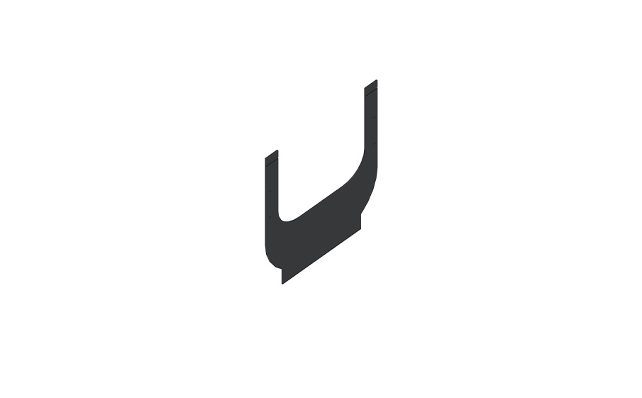 Переходник для лотка Standartpark Basic DN200, 3*214*150 мм