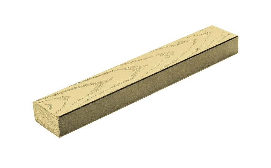 Брус Grand Line массив тиснение 50*30 мм Золотой, 3 м