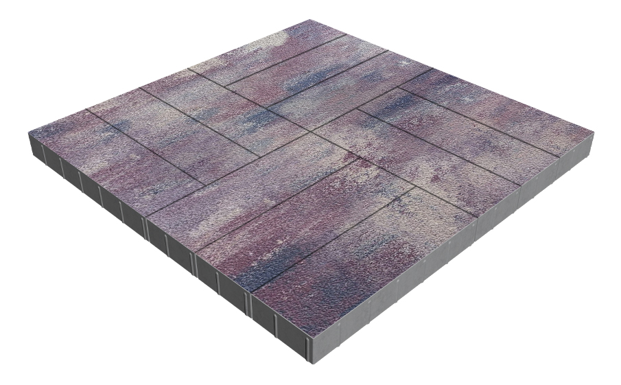 Плитка тротуарная SteinRus Гранада Б.7.П.8, Native, Каратау, 600*200*80 мм