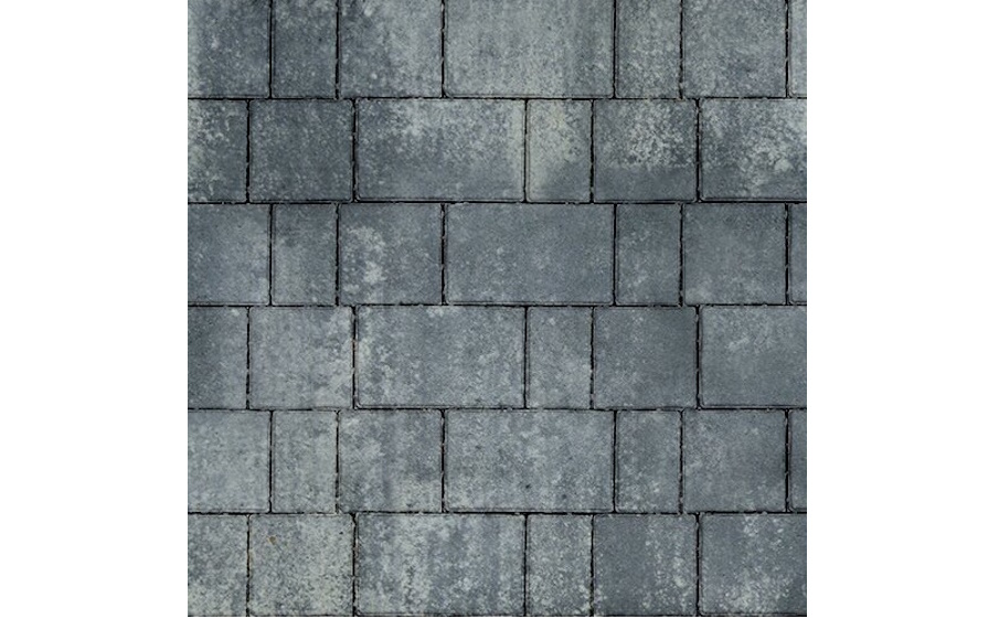 Плитка тротуарная SteinRus New City Street В.8.Псм.8, гладкая, ColorMix Актау, толщина 80 мм