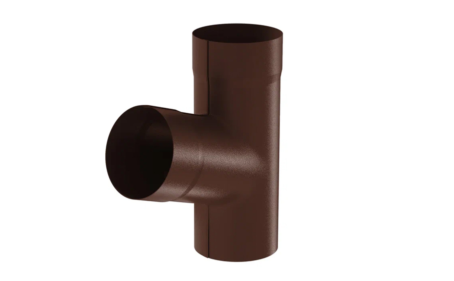 Тройник Aquasystem PURAL MATT RAL 8017 для системы D 150/100