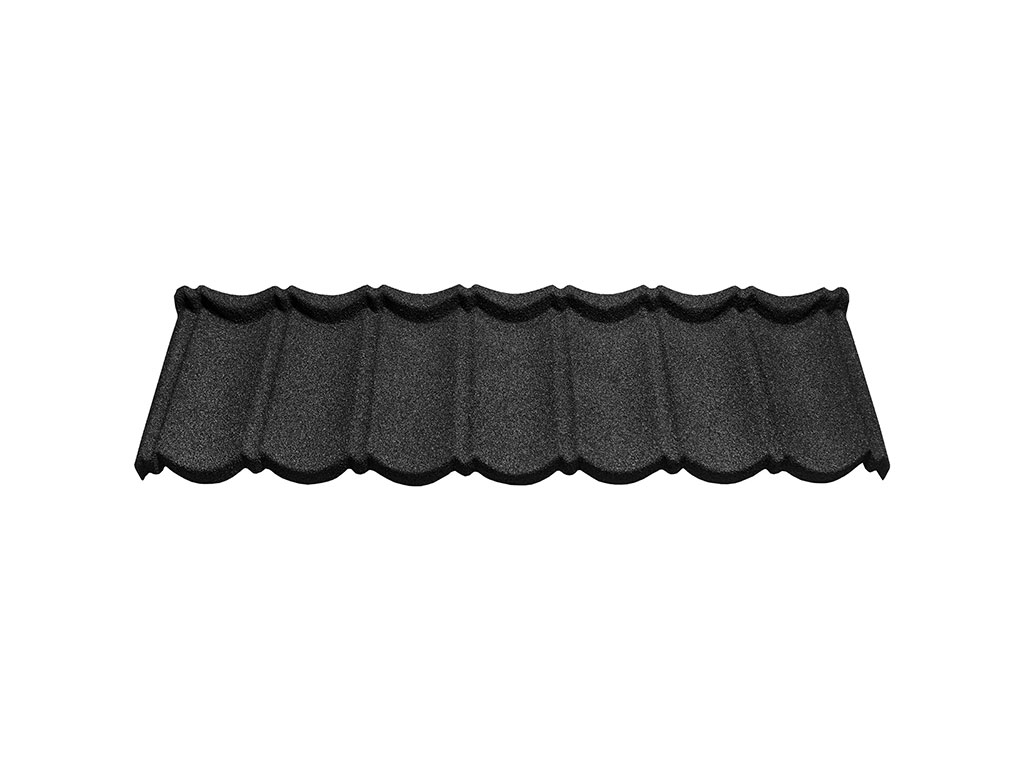 Композитная черепица CM Кровля Бонд  (CM Roof Bond) Черный (Black), 1340*420 мм