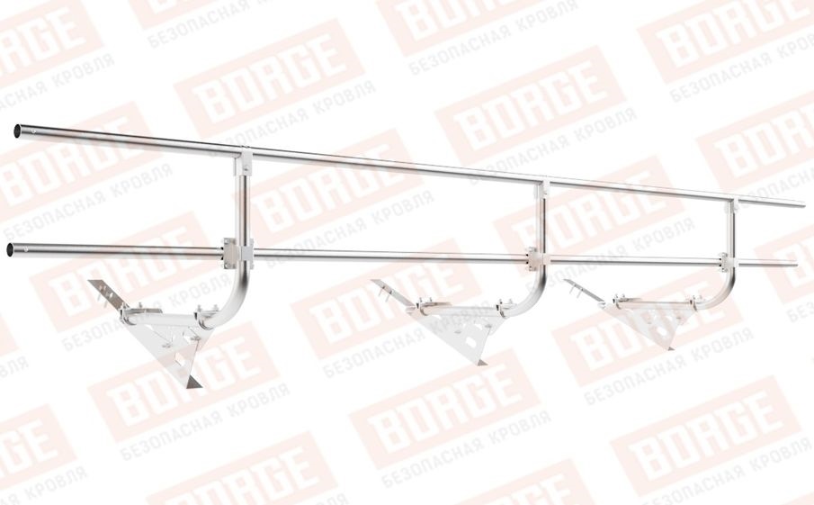 Кровельное ограждение Borge для черепичной кровли оцинкованное, 300*60 см