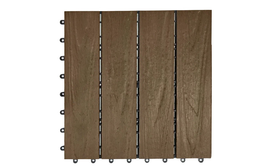 Садовый паркет современный CM Гарден (CM Garden) Патина коричневая (Patina Brown), 300*300 мм