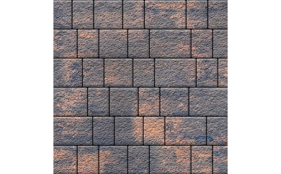 Плитка тротуарная SteinRus Инсбрук Инн Б.6.Фсм.6, Old-age, ColorMix Айвори, толщина 60 мм