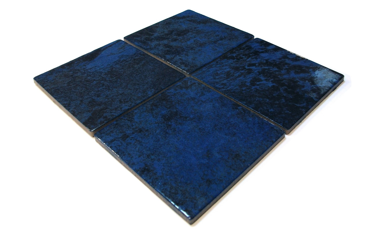 Плитка Gres Aragon Ocean Blue Laguna глянцевая, 150*150*8,5 мм