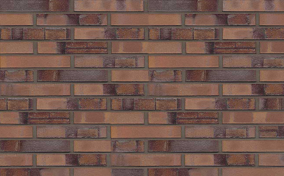 Кирпич клинкерный Westerwaelder Klinker Nr 13 Rotbraun nuanciert Fuss. Bes., 240*90*40 мм