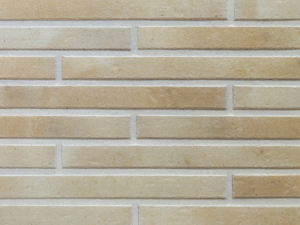 Клинкерная плитка под кирпич KERASTEP Long Brick 134 Gold, 500*40*11 мм