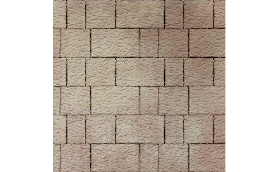 Плитка тротуарная SteinRus Новый город Б.7.Фсм.6, Old-age, ColorMix Оливин, толщина 60 мм