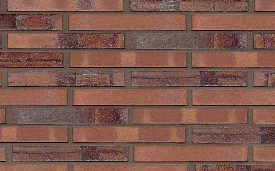 Кирпич клинкерный Westerwaelder Klinker Nr 13 Rotbraun nuanciert Fuss. Bes., 290*90*40 мм