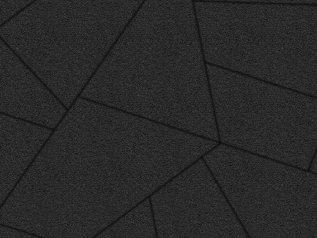 Плитка тротуарная Оригами Б.4.Фсм.8 гранит черный, комплект 6 шт, толщина 80 мм