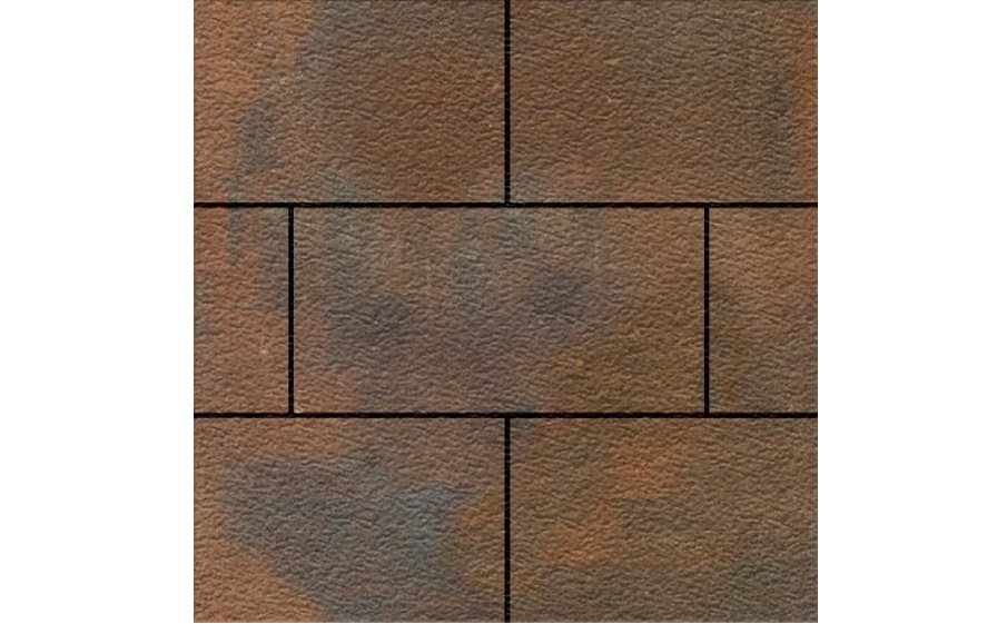 Плитка тротуарная SteinRus Парк Плейс Б.3.П.8, Old-age, ColorMix Штайнрус, 600*300*80 мм