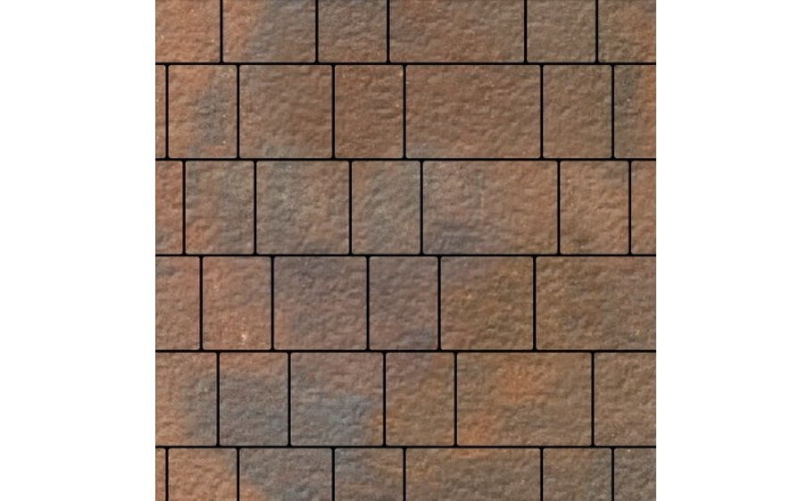 Плитка тротуарная SteinRus Инсбрук Инн Б.6.Фсм.6, Old-age, ColorMix Штайнрус, толщина 60 мм